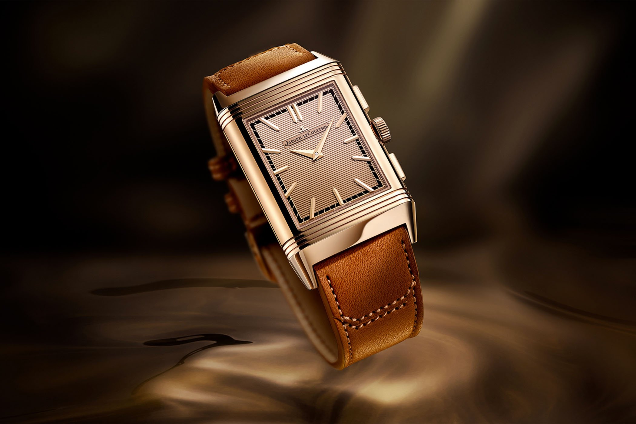 Prezentăm Ceasul Jaeger-LeCoultre Reverso Tribute Chronograph din aur roz