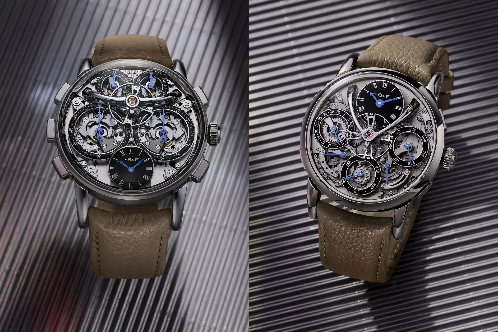 Prezentăm Steel MB&F LM Perpetual Longhorn și LM Sequential Flyback Longhorn